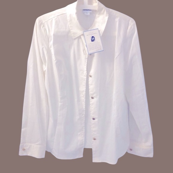 Jackyn Smith Tops - White shirt white cotton blend NWT